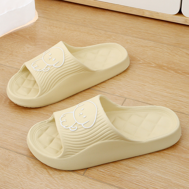 Cross-Border Platform Sandals for Women Summer 2024 New Couple's Home Anti-Slip Bath Bathroom Men's Sandals