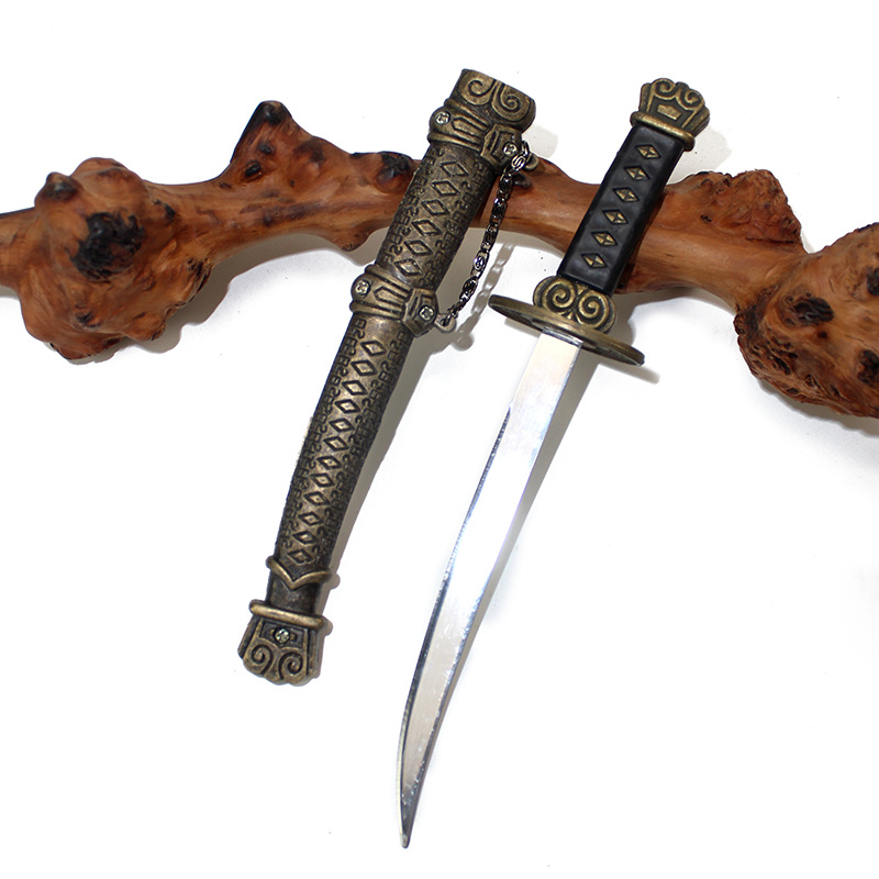 兵器模型锌合金秦始皇永乐剑中国古代名剑家居装饰未开刃金属刀剑