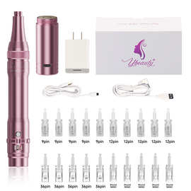 无线充电纹绣机微针仪器一体机 全抛卡口纹眉笔 美容工具工厂直供