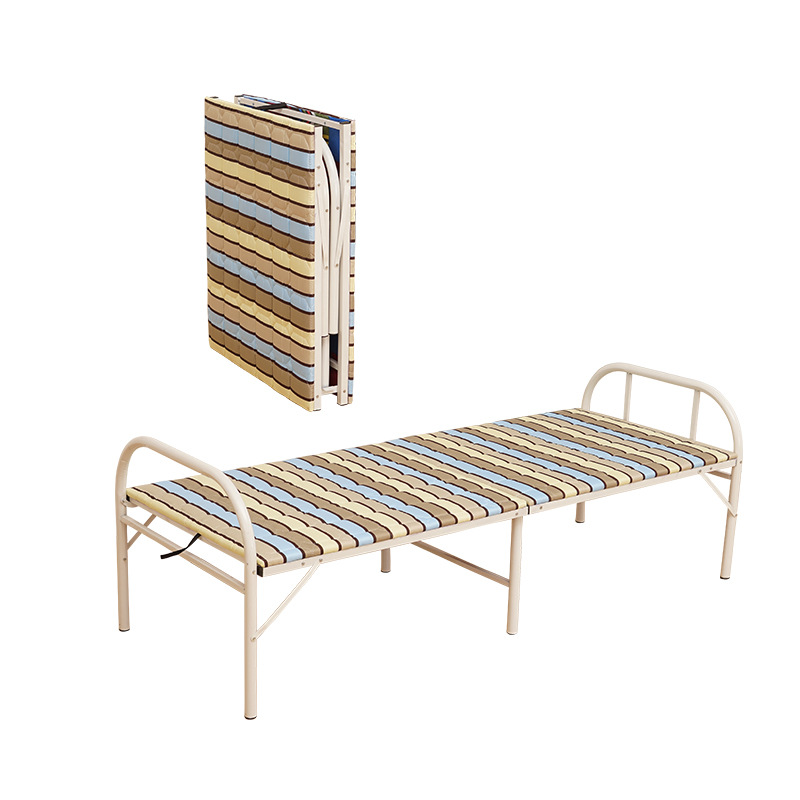 折叠单人收缩成人家用家装建材卧室家具折叠床儿童金属