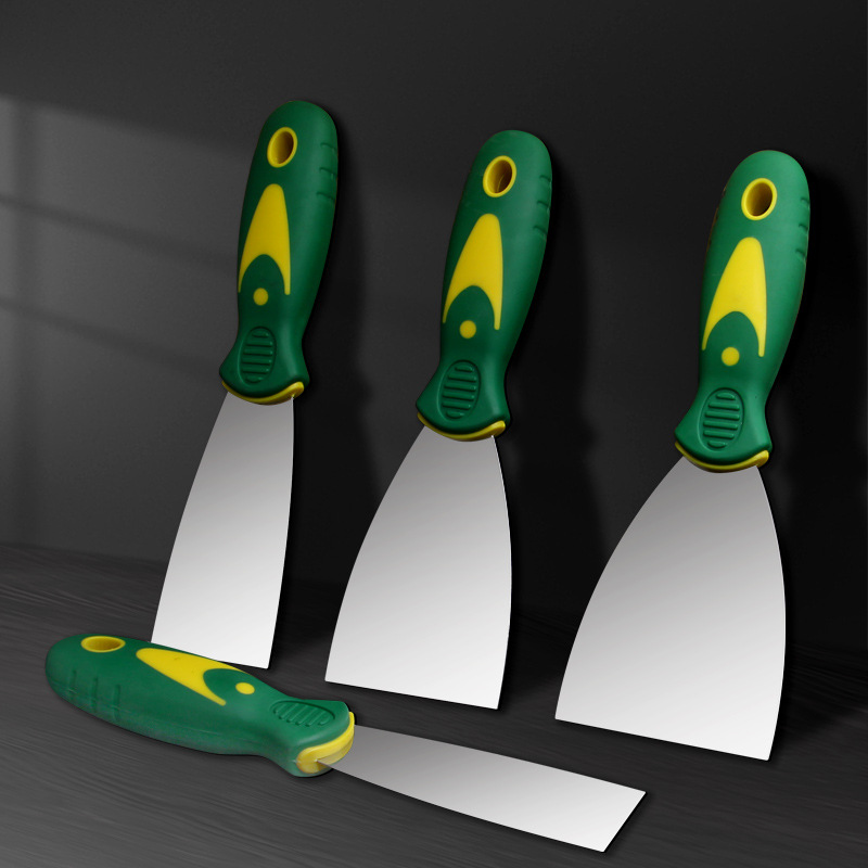 不锈钢油灰刀腻子刀批刀油漆铁刮刀灰刀灰铲抹泥刀加厚油灰刀