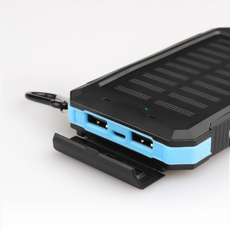 Wholesale Foreign Trade Outdoor Waterproof Solar Charge Pal 20000mah Large Capacity Cross-Border Compass Mobile Power Supply