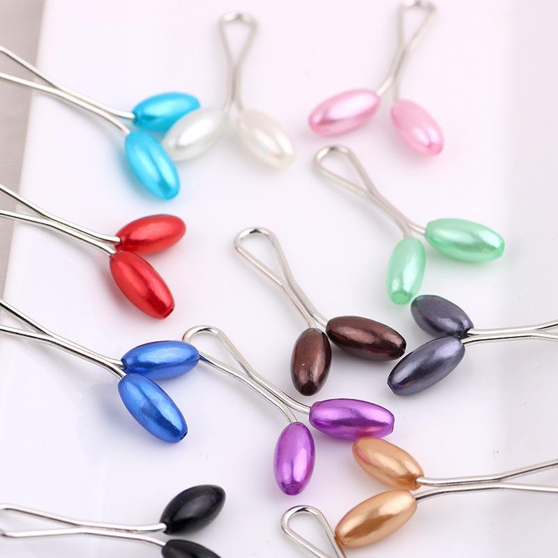 2023 U-Shaped Needle Female Neck Clip Pearl Clip Multi-Color Optional Shawl Needle Southeast Asia Small Jewelry Factory Wholesale