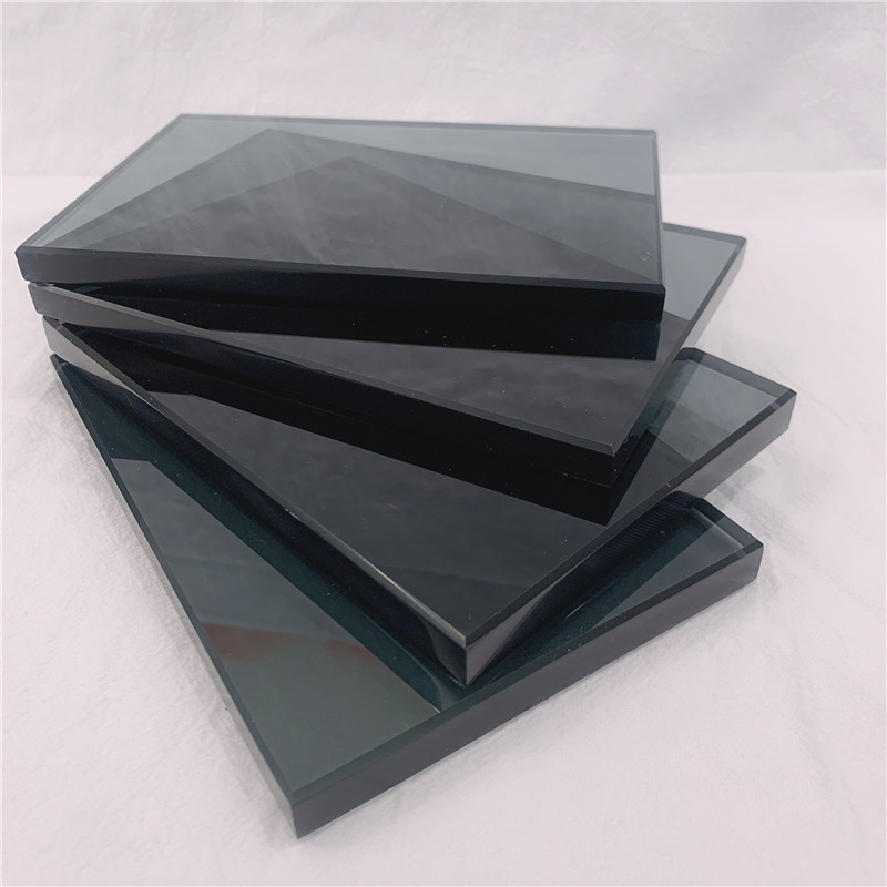 厂家批发钢化玻璃蓝星灰玻璃桌面面板茶几餐桌玻璃台面玻璃层板