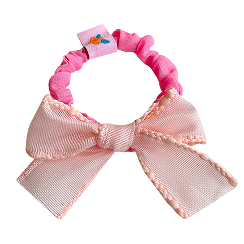 Children's Headband Bow Rubber Band Baby Cute Not Hurt Hair Elastic Hair Band Rubber Band Girl Tied-up Hair Hair Accessories