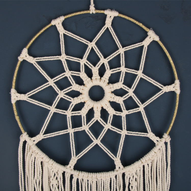 Amazon Hot Sale in Europe and America Cross-Border Dreamcatcher Woven Tapestry Shooting Props Live Broadcast Background Decoration Factory Direct Sales