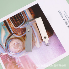 时尚男士真皮钥匙扣简约大气 商务礼品刻字