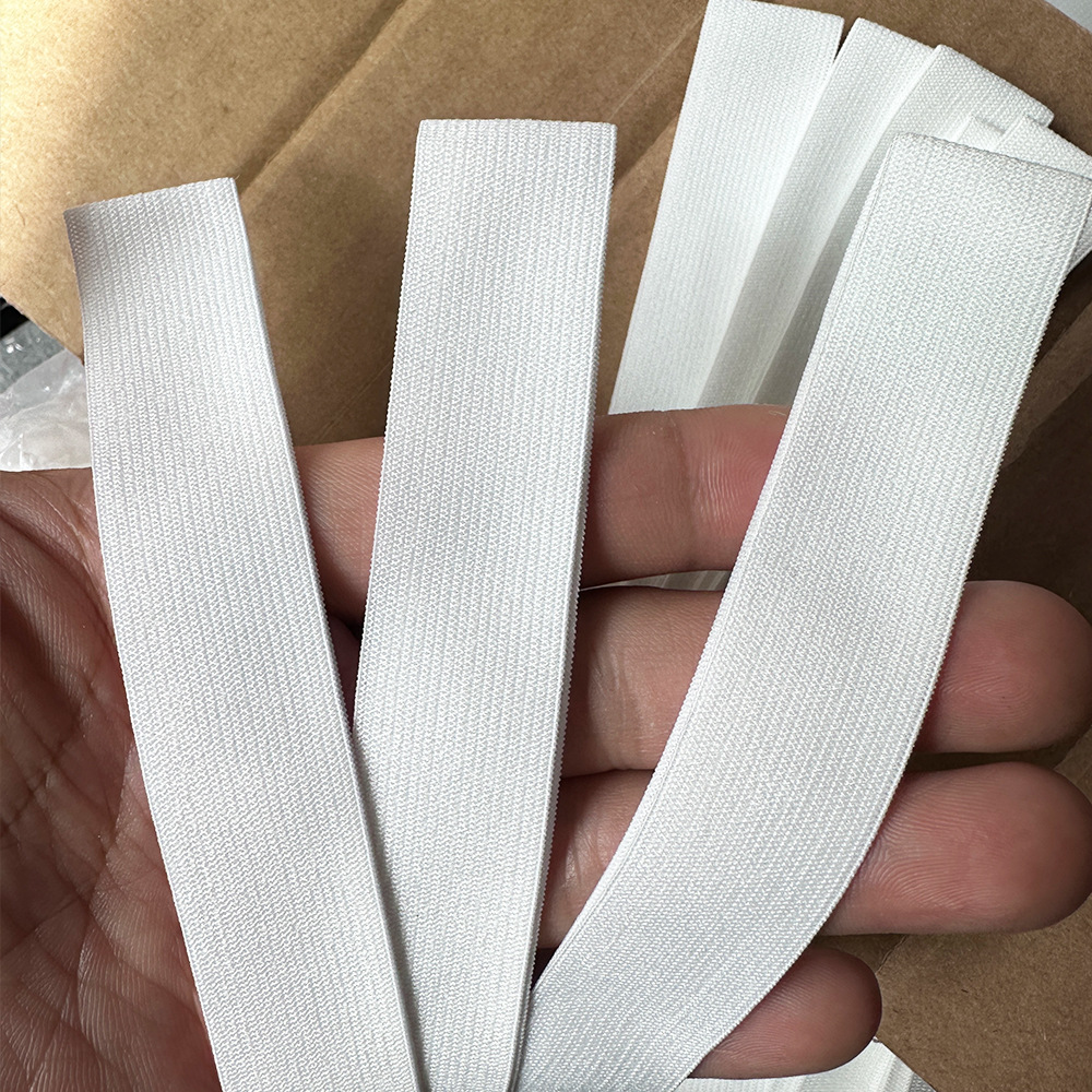 满批发窄扁带涤纶平纹织带0.6cm本白色黑色大红服装辅料系带