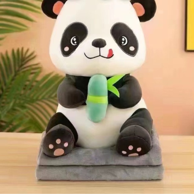 新款警察卡通抱枕被子二合一儿童午睡毯子汽车空调被靠垫两用礼品