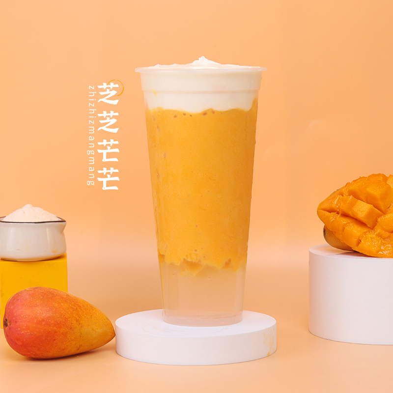 送礼盾皇速溶杨枝甘露粉1kg芒果椰汁粉 网红甜品奶茶店商用原材料