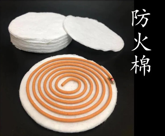 点香棉防火棉线草药蚊香垫阻燃棉圆形佛香熏香炉棉防火布石棉垫跨