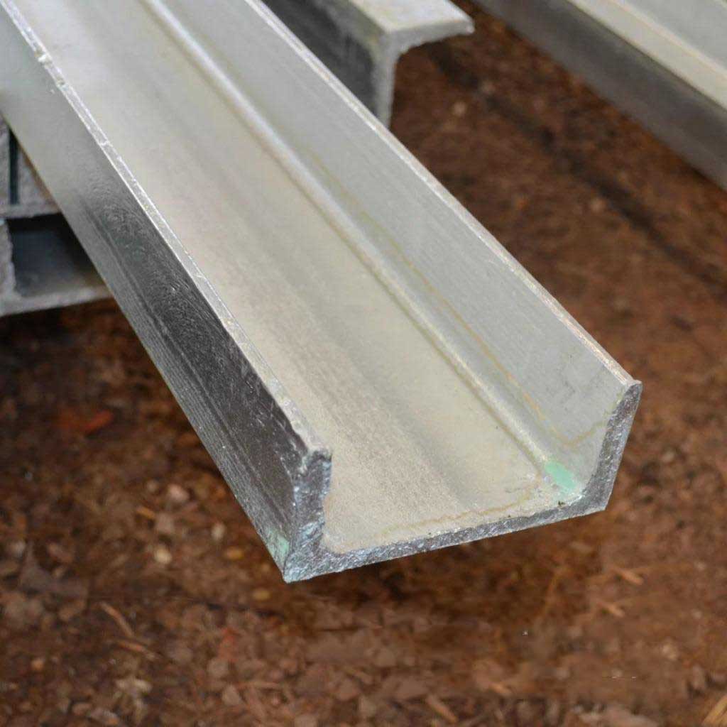 厂家幕墙镀锌槽钢10#镀锌槽钢适用于搭建支撑立柱以及设备构建