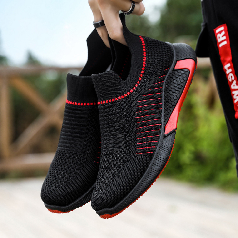 sport shoe Men's Shoes Summer New plus Size Breathable Versatile Casual Shoes Slip-on Spring Tide Shoes Mesh Surface Shoes Wholesale Men's Shoes