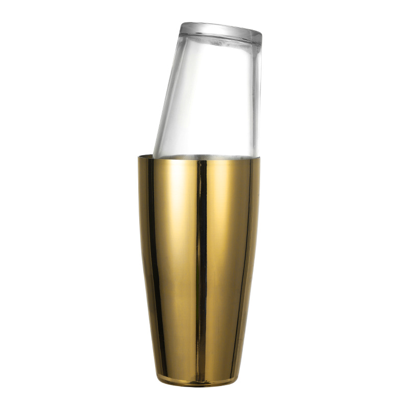 波士顿玻璃扣杯摇酒器 美式摇酒壶 调酒杯 雪克壶摇壶 酒吧调酒器