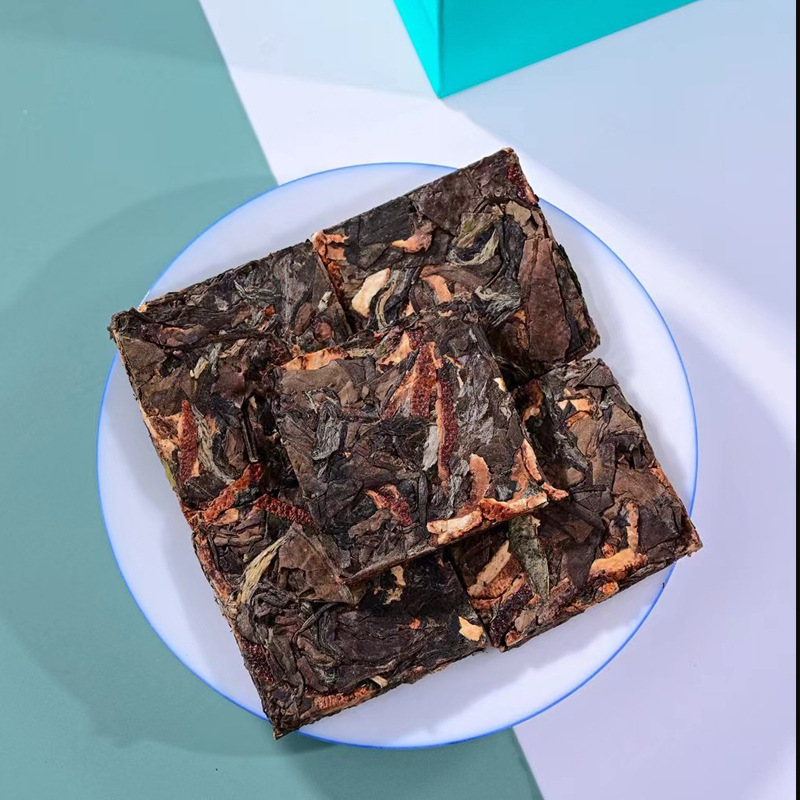 陈皮白茶福鼎高山寿眉饼干茶日晒紧压老白茶礼盒散装产地批发