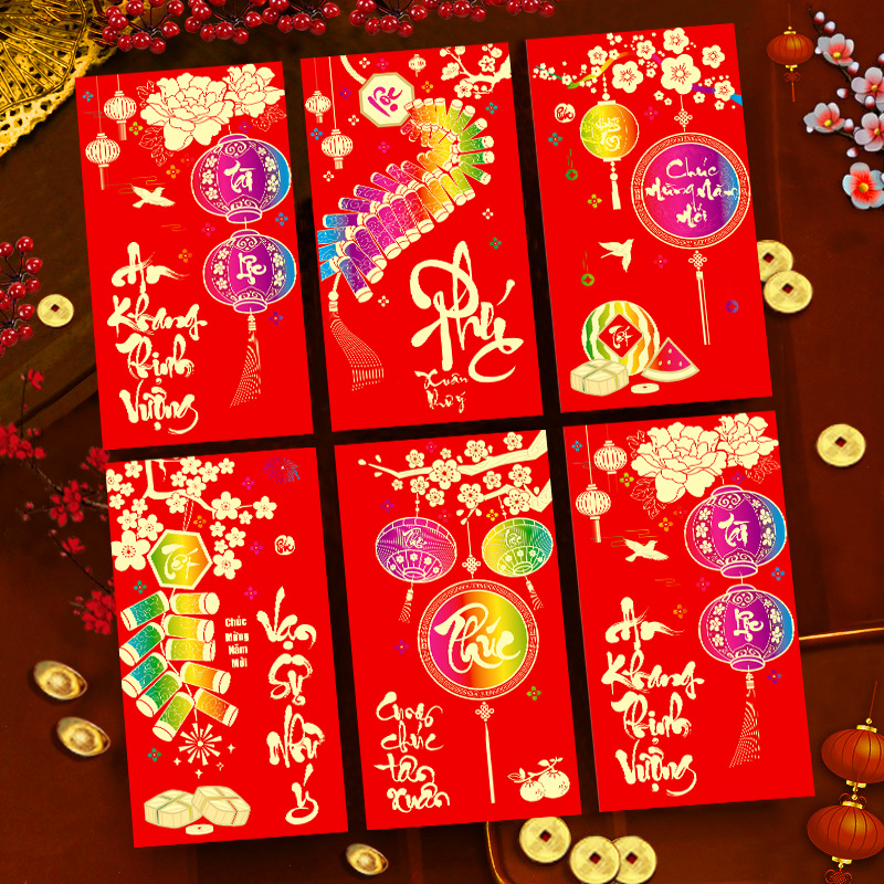 瑞祥2026越南文新款马年红包创意生肖新年利是封压岁大红包袋批发