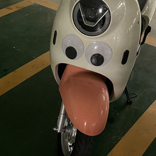 银魂个性创意动漫二次元汽车贴纸电动摩托车黑色镂空 10cm装饰贴