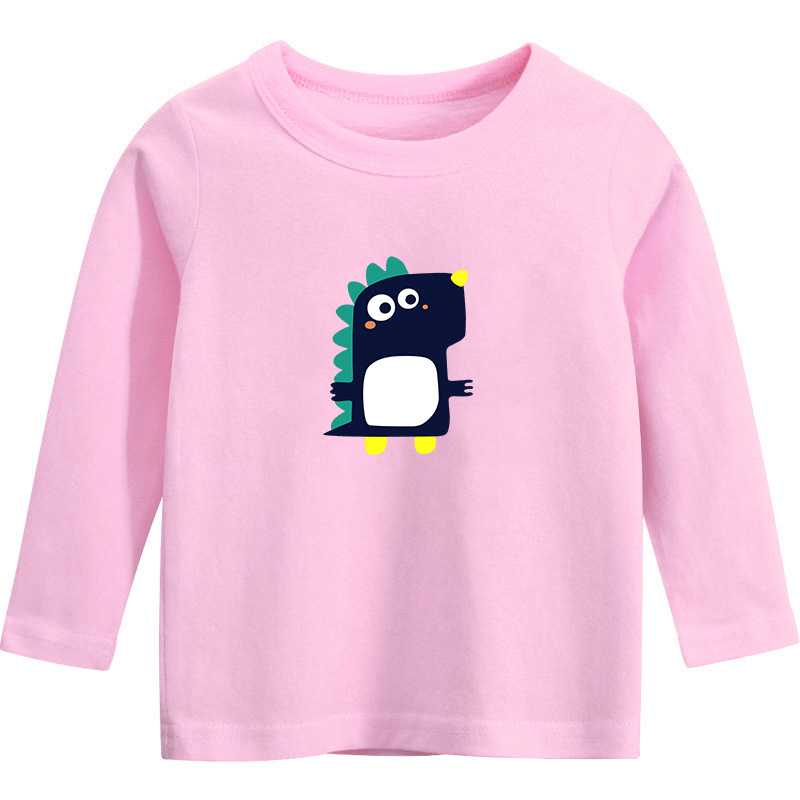 2022春秋宝宝打底衫卡通长袖男童女童上衣中大童衣服儿童圆领t恤