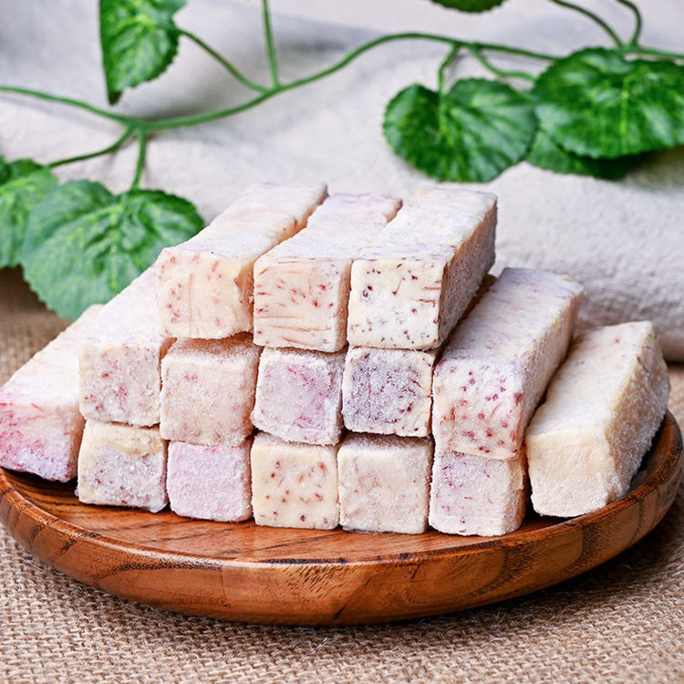 速冻芋头条芋头块甜品奶茶原料冷冻果蔬槟榔香芋芋圆芋泥批发