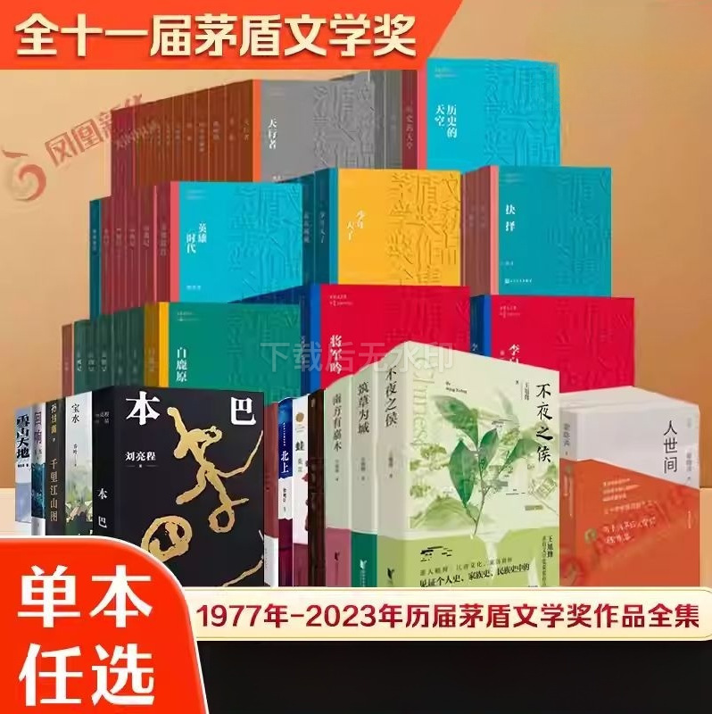 正版精装茅盾文学奖第1-11届获奖全集回响 本巴 雪山大地等