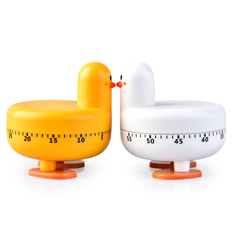 Mechanical Rb579 Kitchen Timer Student Review Reminder Cute Duck Timer Beauty Gadgets