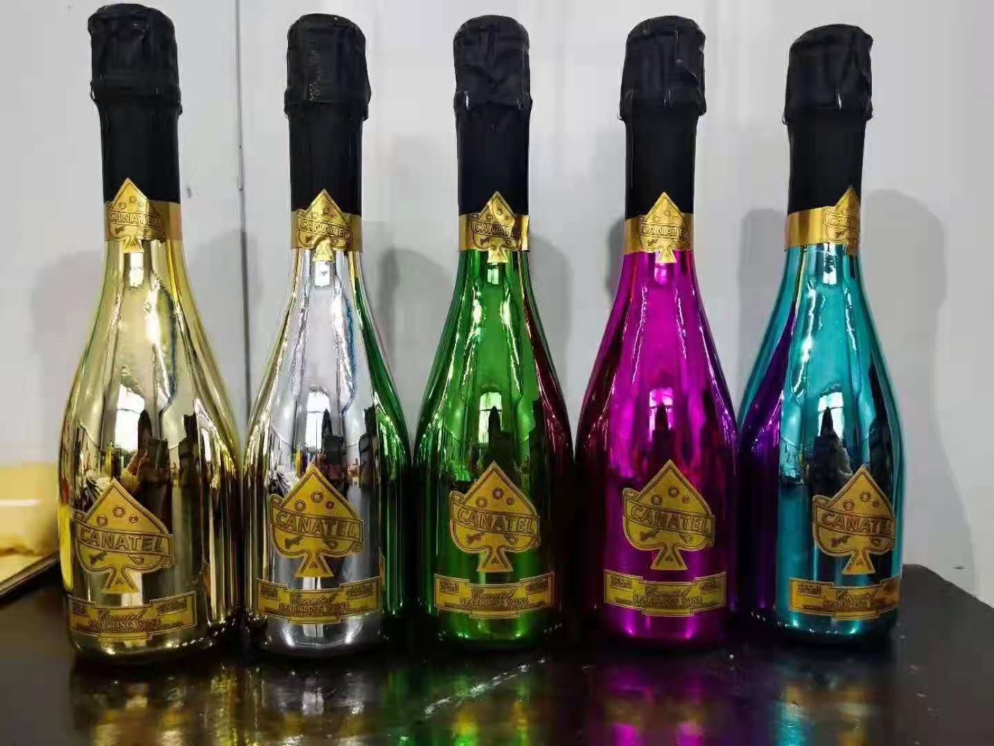 土豪金红桃a起泡酒厂家生 产酒吧派对女士甜酒聚会气泡葡萄酒