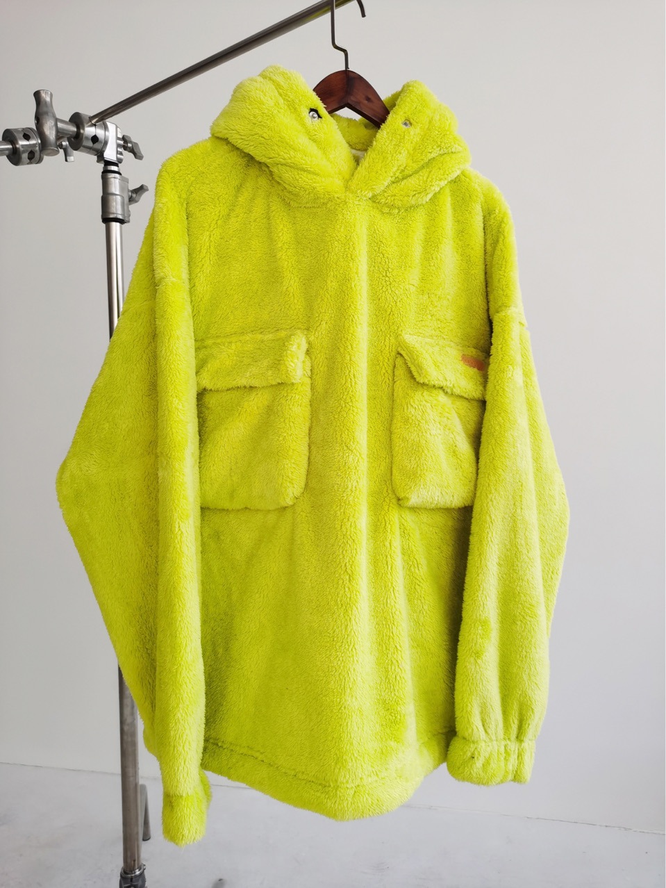 xoxogoodboy 20aw秋冬款多色毛绒绒环保羊羔毛连帽宽松外套夹克