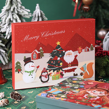新款48格棒棒糖包装盒十只装糖果盒创意圣诞老人圣诞礼盒套装批发