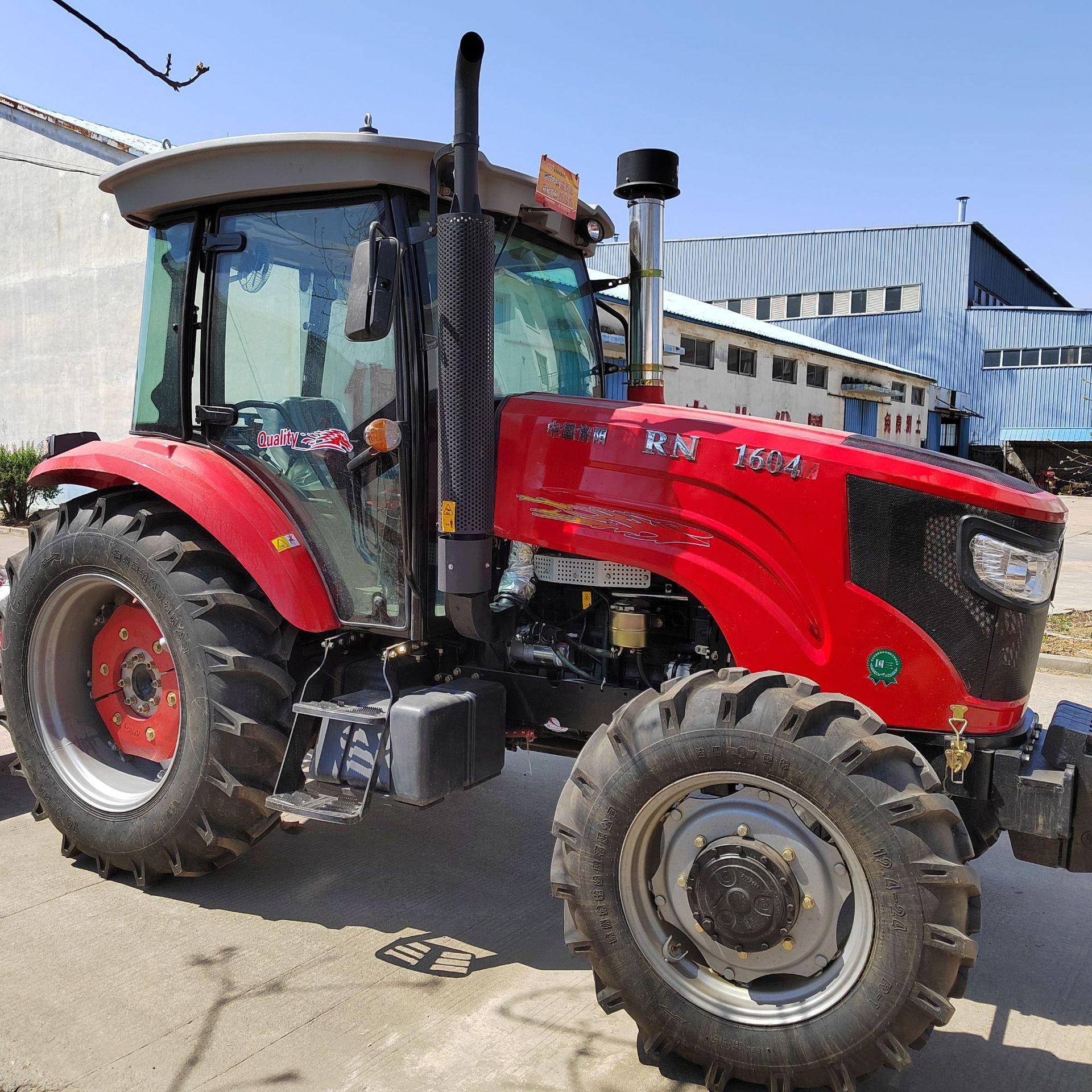 20-160马力四驱四轮拖拉机 常发704高配版8 8梭式换挡旋耕犁地机