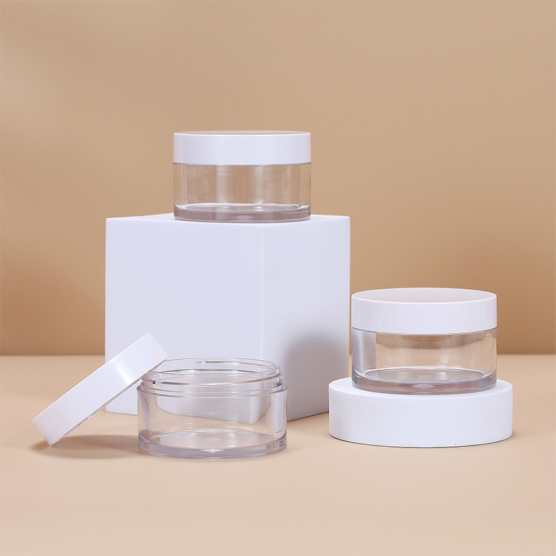现货供应化妆品膏霜瓶60g护肤品分装罐80ml化妆品试用分装塑料瓶