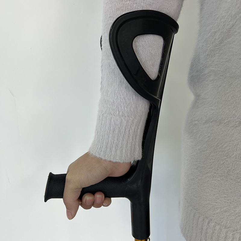臂式铝合金肘杖伸缩折叠可调防滑手杖老人腋下拐便携式康复拐杖
