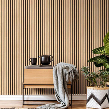 实木格栅凹凸长城板免漆松木厂家直销电视背景墙装饰板