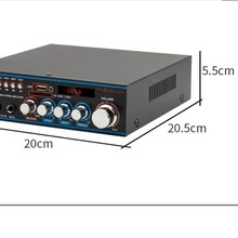 2声道蓝牙迷你HIFi音响功率放大器适用于4-6英寸喇叭电视电脑