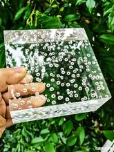 高透明空心亚克力气泡板装饰炫彩板水波纹导光板有机玻璃加工