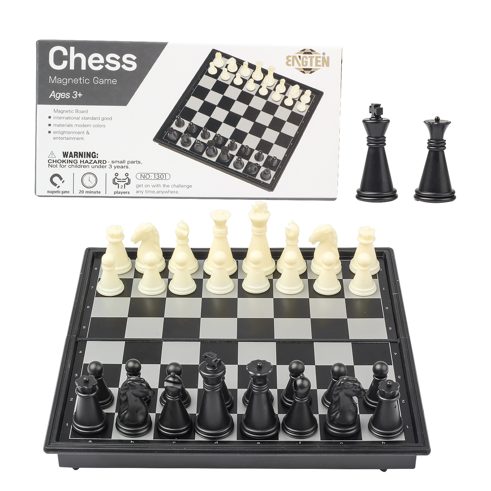 BT Extra Small Magnetic Chess Children Student Intelligence Development Puzzle Chess Convenient Storage
