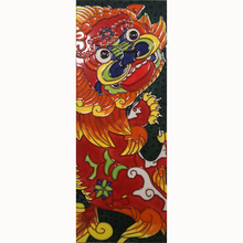 中式珐琅三彩装饰墙画客厅沙发背景瓷板画 玄关传统挂双联壁画