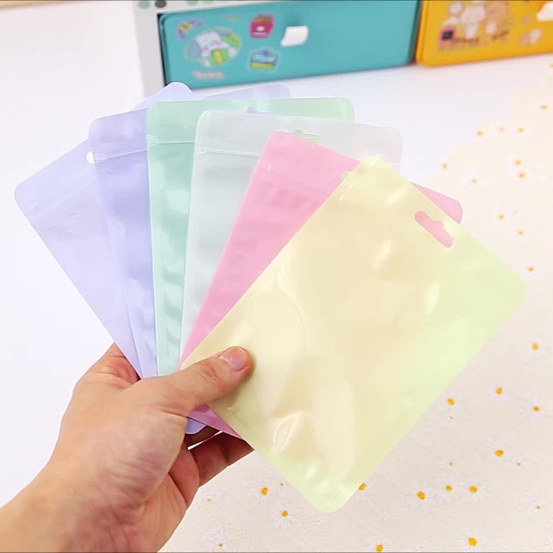 Creative Macaron Envelope Bag Children's Household Candy Snack Sub-Package Small Gift Storage Envelope Bag Wholesale