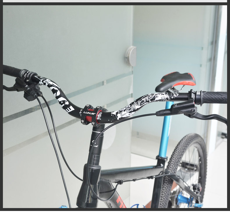 汉鸿欣 山地车加高把横大角度燕把 长度高度可定制自行车车把手