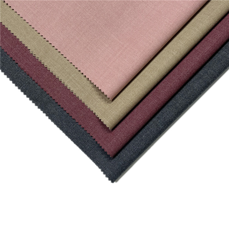 梭织单面素色华达呢50羊毛面料时尚西装裤子布料精纺西服面料潮