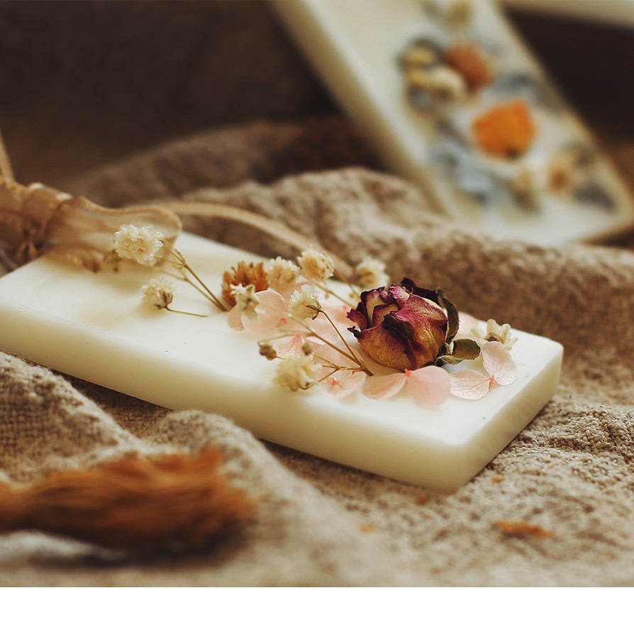 跨境干花香薰蜡片室内衣柜固体香氛蜡伴手礼