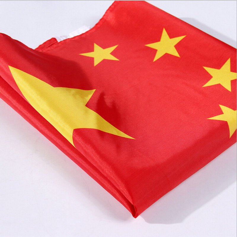 中国国旗现货全弹旗帜 五星红旗党旗 4号5号旗帜灯杆旗厂家批发