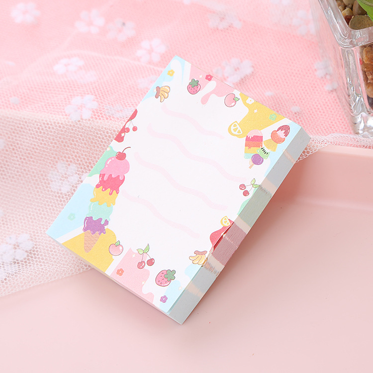 Notepad Cute Bear Note Paper Student Tearable Message Book Creative Office Stationery Notepad Small Notebook