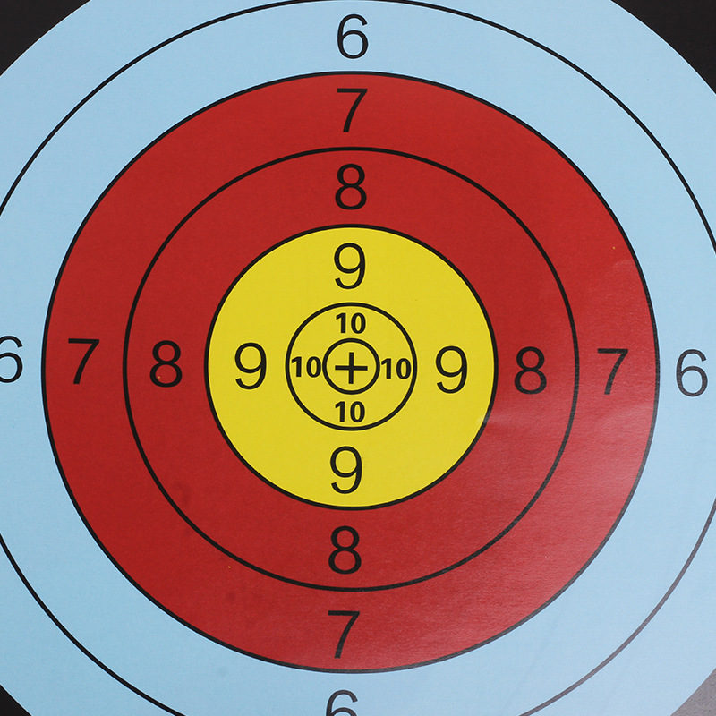 现货批发弓箭射箭靶纸射击比赛练习40全环打靶子飞镖步枪箭馆靶图