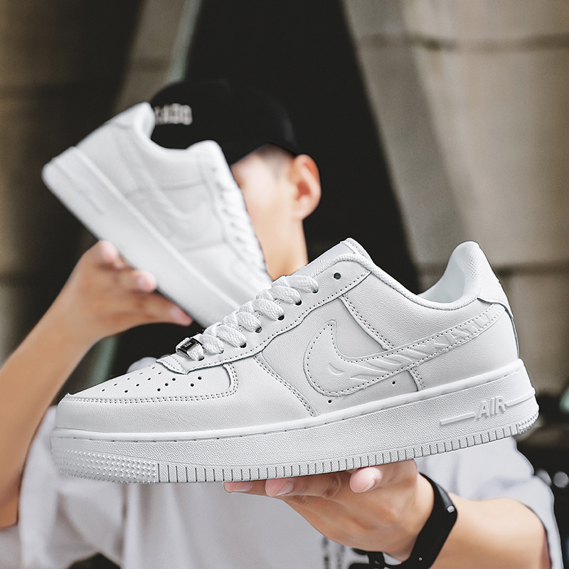 莆田鞋新款aj空军一号运动板鞋男女低帮透气中小学生小白鞋休闲潮