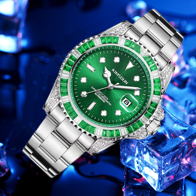 全镶钻男士手表