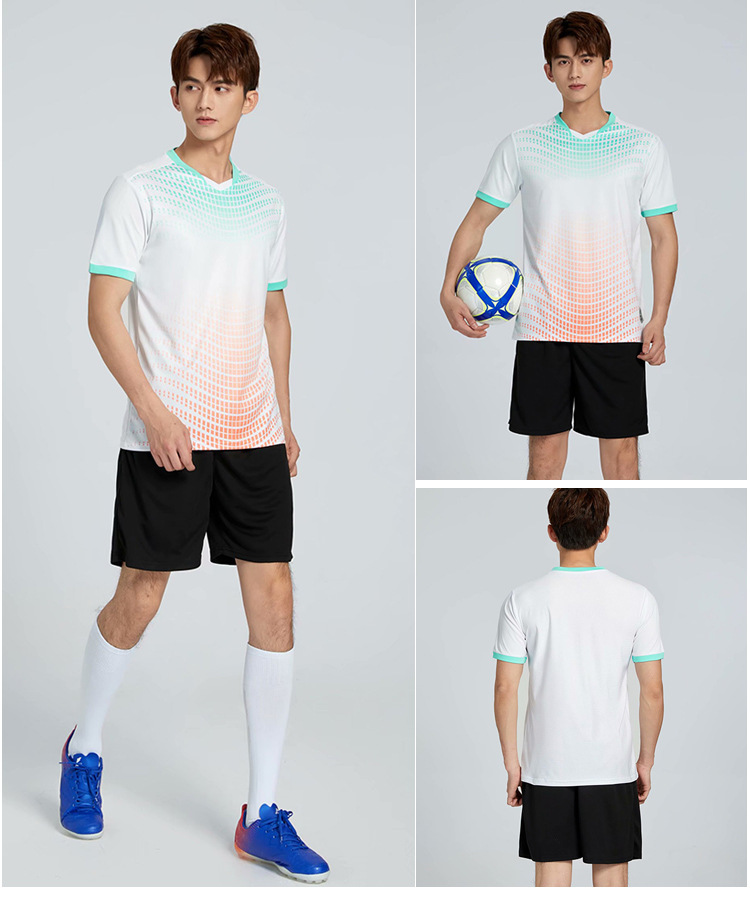 足球服套装男印字号短袖运动成人儿童学生训练比赛队服足球衣服装