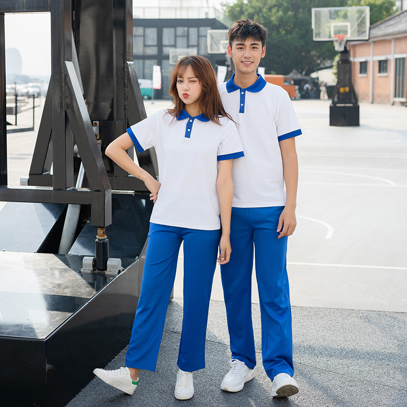 90年代校服春秋运动会拍摄道具学生经典蓝白夏季运动拍照写真老式