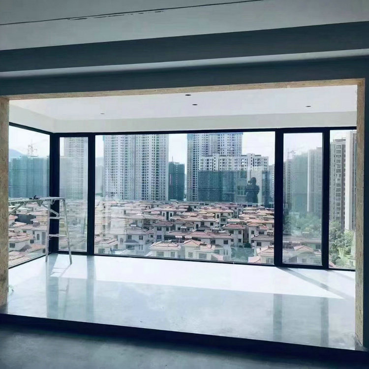 武汉铝合金门窗落地封阳台窗断桥铝门窗 双层钢化玻璃防盗窗户