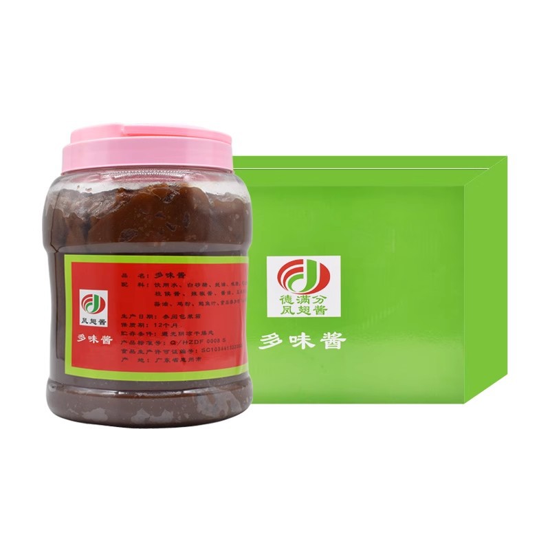 德满分凤翅酱多味酱点心凤爪调味品原料3kgx2罐整箱-阿里巴巴