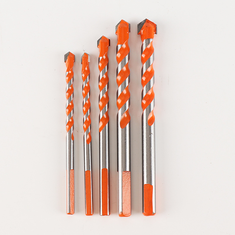 Lengthened Diamond Ceramic Glass Drill Puncher Multifunctional Vitrified Brick Alloy Drilling Bit Set